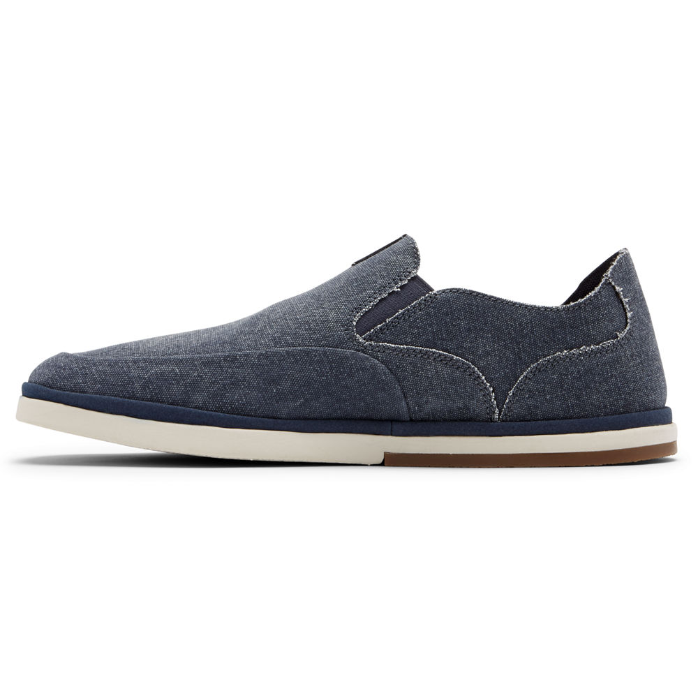 Rockport Mens Slip-On Navy - Austyn - UK 642-FICEPV